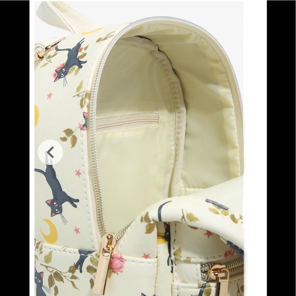 SAILOR MOON LUNA FLORAL MINI BACKPACK! - Picture 4 of 5